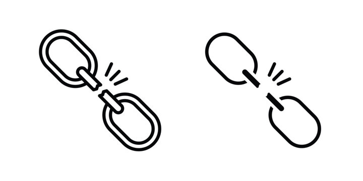 Weakness icon series in black