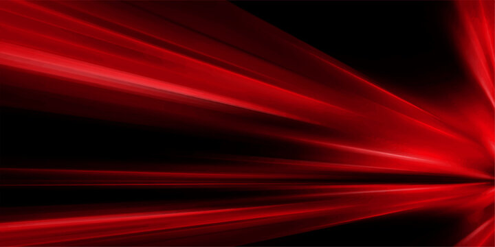 A vibrant red abstract background loop featuring glowing energy waves and bright motion lines creates a dynamic texture design with a blurred purple and black pattern