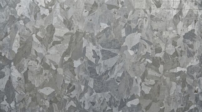 Galvanized metal texture background with zinc pattern, abstract silver steel surface, industrial metallic backdrop