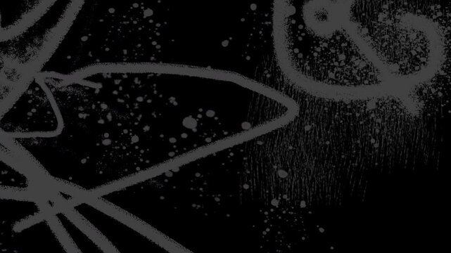 Graffiti grunge dust hair damages overlays. Stock 4k footage to create a dynamic effect.
