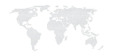 World map earth globe dot pattern halftone 3D vector icon, worldwide geography global network international business travel abstract concept design © Alamin by vision 2