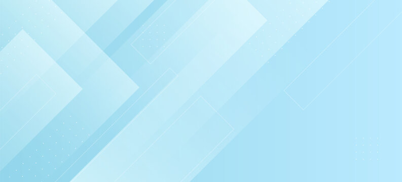 Abstract geometric background with overlapping light blue translucent shapes and a minimalist design