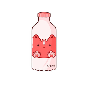 Small Bottle of Water PNG Illustration