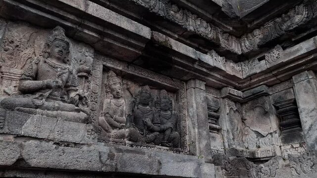 The largest Hindu temple complex in Indonesia, featuring magnificent architecture and historic reliefs. A UNESCO World Heritage Site originating from Prambanan Temple, Yogyakarta, Indonesia.
