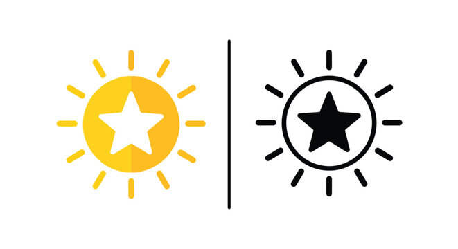 Server error icons with warning signs - Icon set - Minimalist, flat icon, outline, glyph, linear, clipart, sticker 