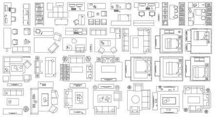 Collection of Architectural Floor Plans and Layouts. © Celeng