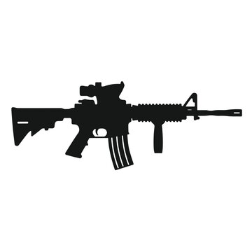 M4 carbine vector illustration