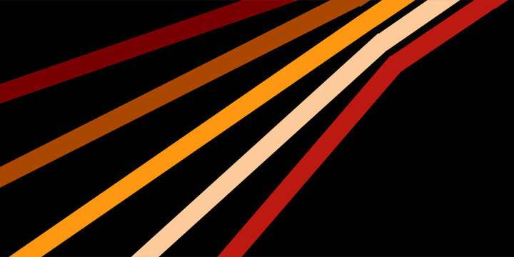 Vintage Striped Backgrounds, Posters, Banner Samples, Retro Colors from the 1970s 1900s, 70s, 80s, 90s. retro vintage 70s style stripes background poster lines. eps 10