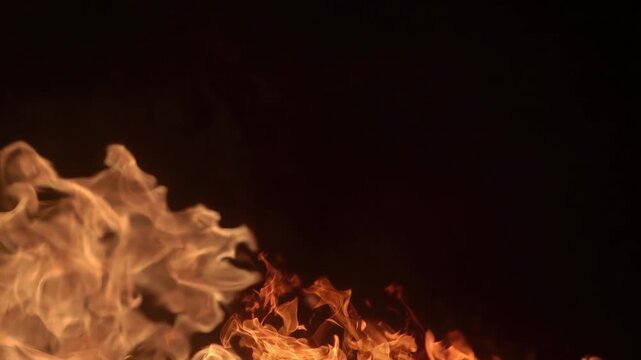 Spectacular Fire Burst Slow Motion 240fps