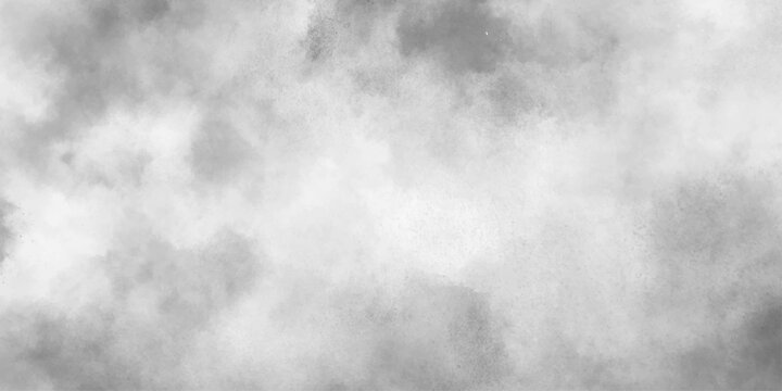 Abstract ash cloud and smoke texture in dark background. White gray fog effect transparent smoke isolated dark dramatic sky with gray stormy clouds. creative and decorative fractal smoke art