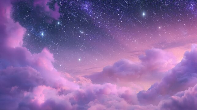 Vast purple galaxy with a central star cluster