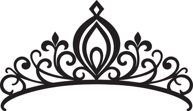 Vintage fleur de lis vector ornament with ornate black wrought iron gate scrolls and floral swirl pattern element for seamless border decoration