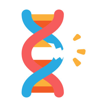 Mutation Symbol Vector Flat Icon Design