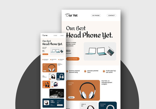 Email News Letter Template Layout