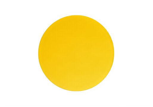 A large yellow circle on a transparent background transparent background