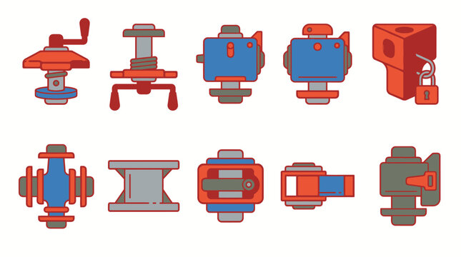 Shipping Container Twist Locks for Cargo Securing and Global Logistics Transport