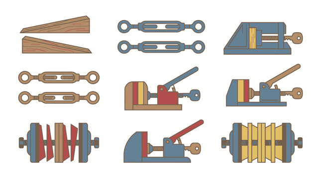 Letterpress Locking Quoins for Traditional Typography and Vintage Printmaking