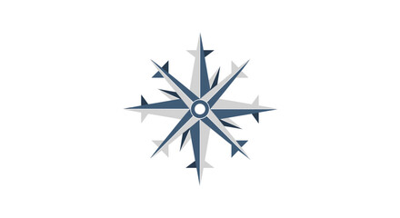 Fototapeta premium Detailed Blue Snowflake Design Closeup.