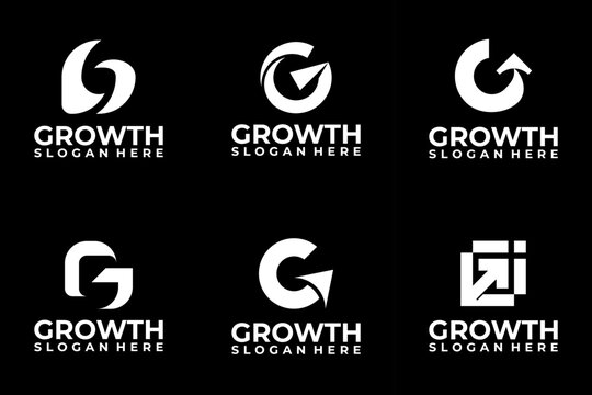 initial letter G logo design vector