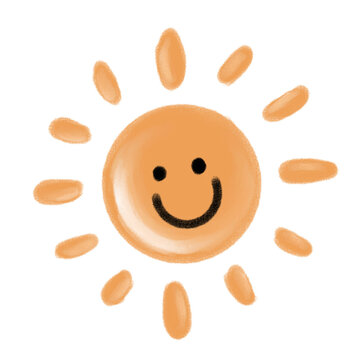 happy smiley sun face