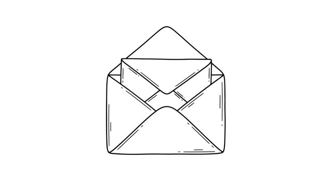 Sketch of a crystal point a hand drawn illustration of geometrical form