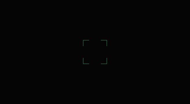 Digital camera autofocus target overlay hud interface animation