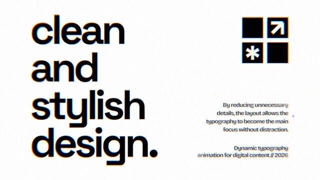 Bold Motion Typography 02