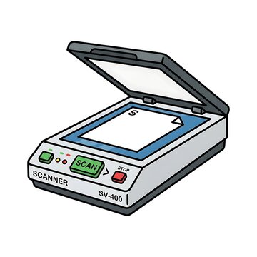 Scanner device for document scanning.