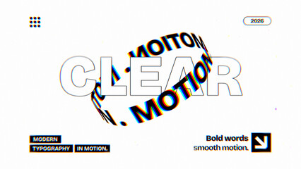 Bold Motion Typography 07