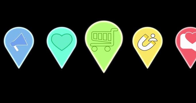 4K Journey roadmap has 6 steps for Digital Advertising, Online shops, Advertisements, and Business Marketing. Customer Journey Maps for the buying process.