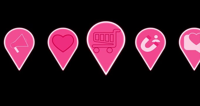 4K Journey roadmap has 6 steps for Digital Advertising, Online shops, Advertisements, and Business Marketing. Customer Journey Maps for the buying process.