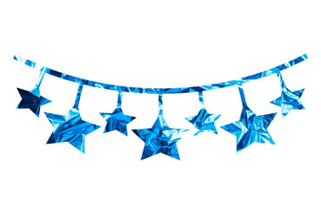 Blue bunting banner garland © Graphic Journey