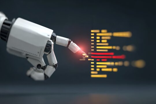 The machine enables learning while the artificial intelligence tests an algorithm against a datum for the analysis of a generative model.