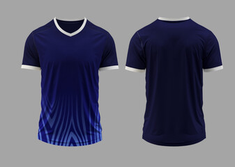 Jersey Mockup Blue Navy Colour © Star
