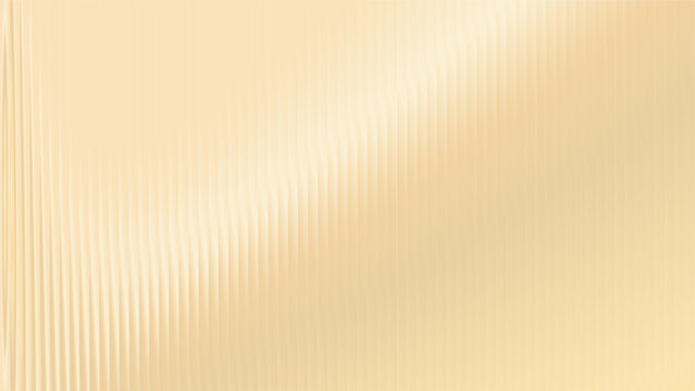 Soft beige abstract wavy texture background with vertical parallel lines and light effect.