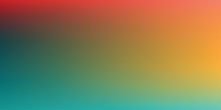 Red orange green blue gradient background yellow