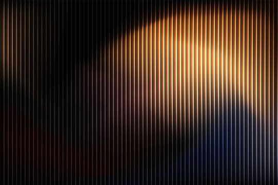 Futuristic Orange Neon Glow Background with Vertical Light Lines and Abstract Digital Wave Gradient Design