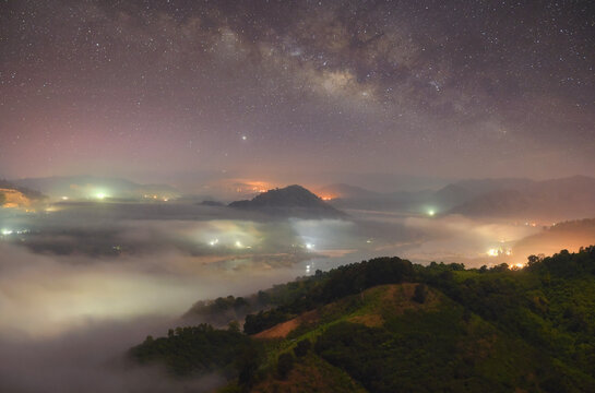 Milkyway at Sam Phan Bok Ubon Ratchathani Thailand.