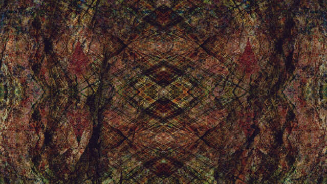Symmetrical abstract nature background