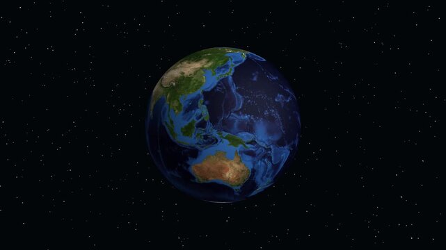Animated Earth Zooming Into Liege Belgium With Geographic Data Overlay