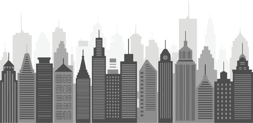 Fototapeta premium skyline urban skyline vector city architecture skyline silhouette