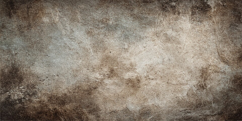 Fototapeta premium A dark and grunge brown fur texture background with an aged, vintage, and rough paper wallpaper pattern for an antique backdrop design