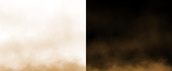 Golden dust explosion on black and white background, ethereal sand particles and smoke texture, cinematic mist and powder effect © Smart Studio