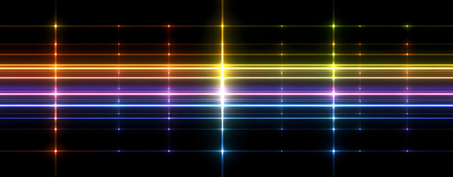 Dark Digital Grid PNG Energy Trails are being strewn with neon speed lines