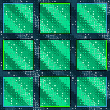 seamless geometric pattern art