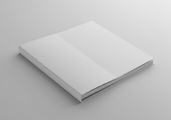 Fototapeta premium Crisp 3D Render: Square Book Mockup