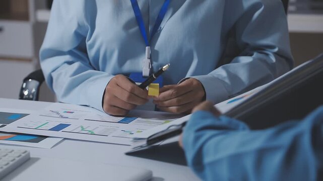 business man Auditor or internal revenue service staff checking annual financial statements company Audit &nbsp;Accounting tax.