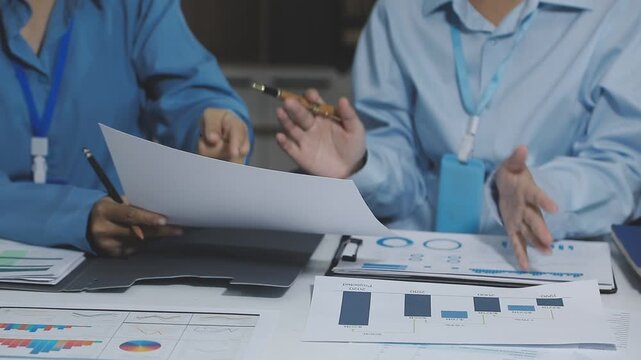 business man Auditor or internal revenue service staff checking annual financial statements company Audit &nbsp;Accounting tax.