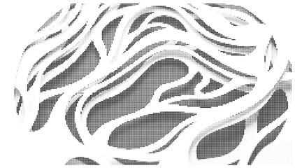 Fototapeta premium Abstract white paper cut background, organic 3d wavy lines with soft shadows, modern minimalist layered vector texture for web design