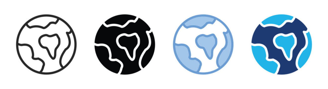 Global icon set multiple style collection